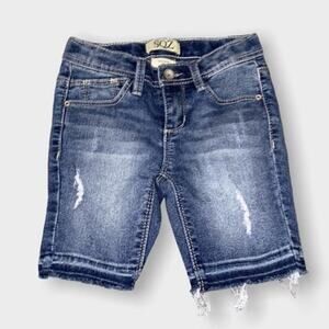 SQZ Girls Denim Bermuda Shorts size 5